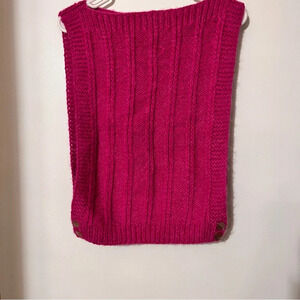 Handmade  Knit Pink Vest